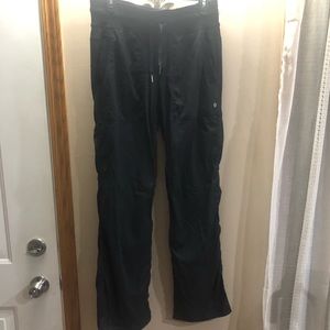 Lululemon Athletica Black Bottoms Size  8